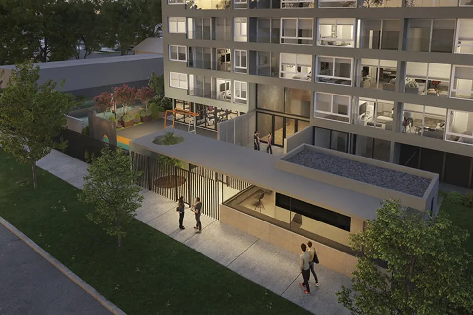 Proyecto inmobiliario en Macul